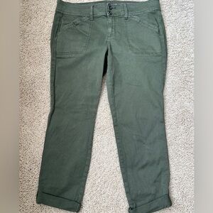 NWOT Torrid 14 Aviator crop in olive